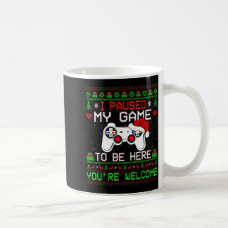 Jul Videospel Fula Tröjor Roligt Gamer Spelande Kaffemugg