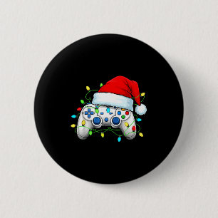 Jul Videospelskontroll Santahatt Spelare Bo Knapp