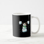 Jul - viktande Snögubbe Shirt Funny Snowma Kaffemugg<br><div class="desc">Julviktande Snögubbe Shirt Funny Snögubbe Gym</div>