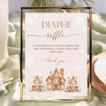 Jul Village Winter Baby Shower Raffle Poster<br><div class="desc">Den här artikeln med ett gingerbrödstema och en skapar en charmig och mysigt vinterbäderlandscen. Den här artikeln har en trevlig,  viskös by med brödrott som är täckt av "snö"-isbildning,  omgiven av ömtåligt snöflingor. Paletten färg är mjuk och inbjudande med hjälp av vintertoner i neutralt. Matchande objekt är tillgängliga.</div>
