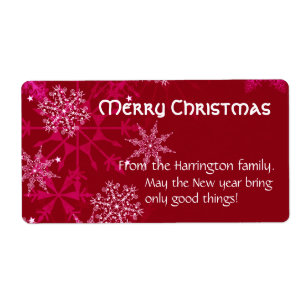 Jul-Vin-etiketten Red and White Fraktsedel