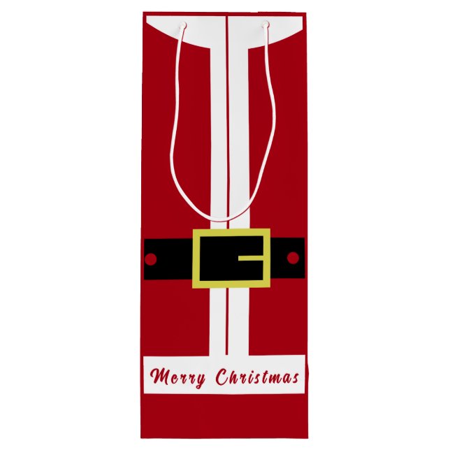 Jul Vin Gift Bag Jultomten Gifts - roligt (Baksidan)