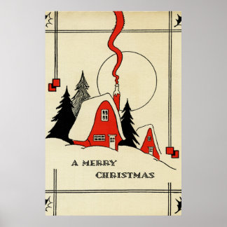 Jul Vintage affisch