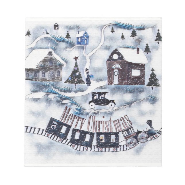 Jul, Vintage Anteckningsblock (Framsida)