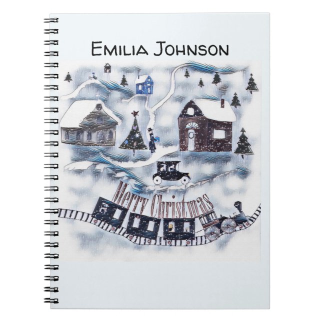 Jul, Vintage Anteckningsbok (Framsidan)