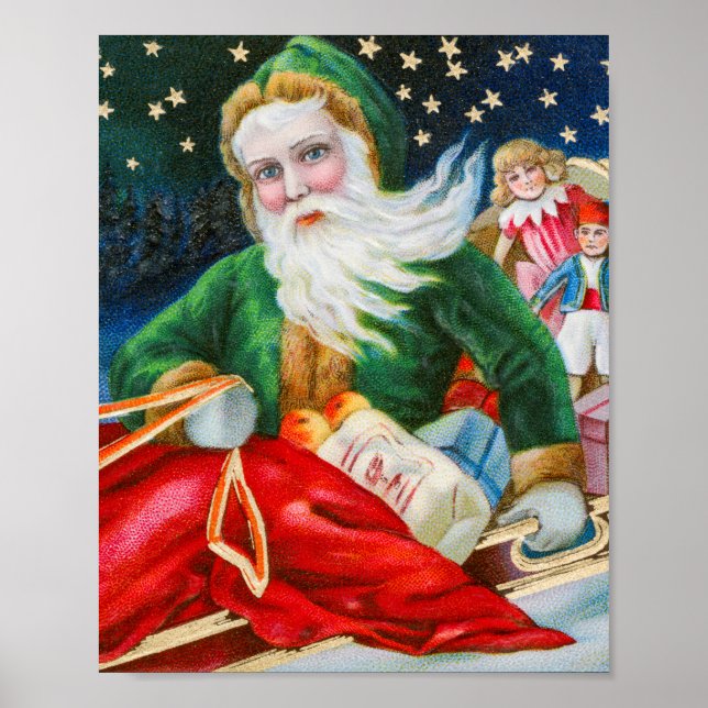 Jul | VINTAGE JULTOMTEN Poster (Framsidan)