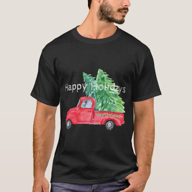 Jul Vintage Lastbil T-Shirt (Framsida)
