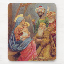 Jul Vintage Nativity Jesus Illustration