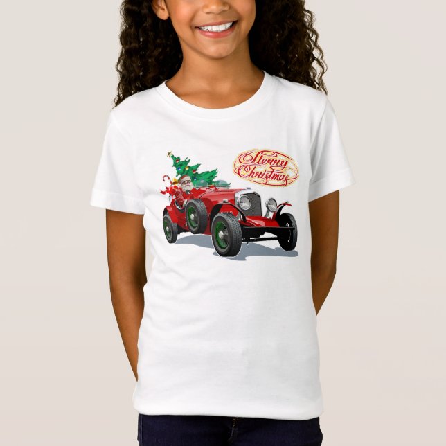 Jul vintagebil t shirt (Framsida)