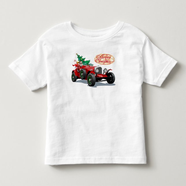Jul vintagebil t shirt (Framsida)