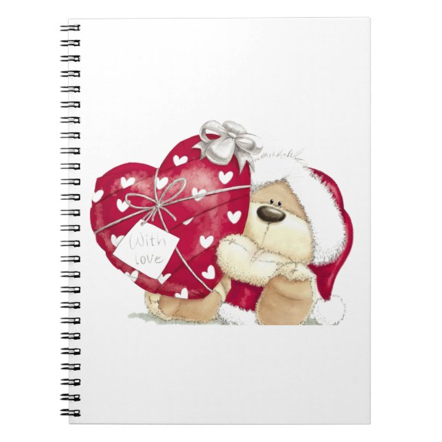 Jul-, Vinter- och Nyårsdesign anteckningsbok (Framsidan)