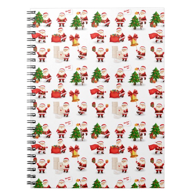 Jul-, vinter- och nyårsdesign - bärbar dator anteckningsbok (Framsidan)