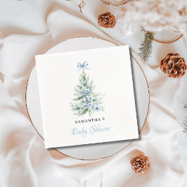Jul Vinter Pojke Baby Shower Pappersservett