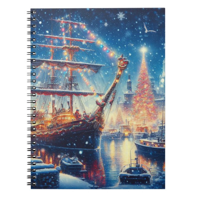 Jul/vinterdockad frakt anteckningsbok (Framsidan)