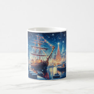 Jul/vinterdockad frakt kaffemugg