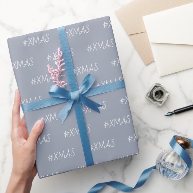 JUL Violet och Vit Personlig Presentpapper (Gifting)