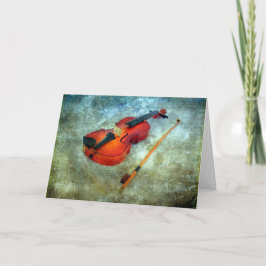 Jul Violin Helgkort