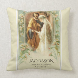 Jul Virgin Mary St. Joseph Bröllop Kudde