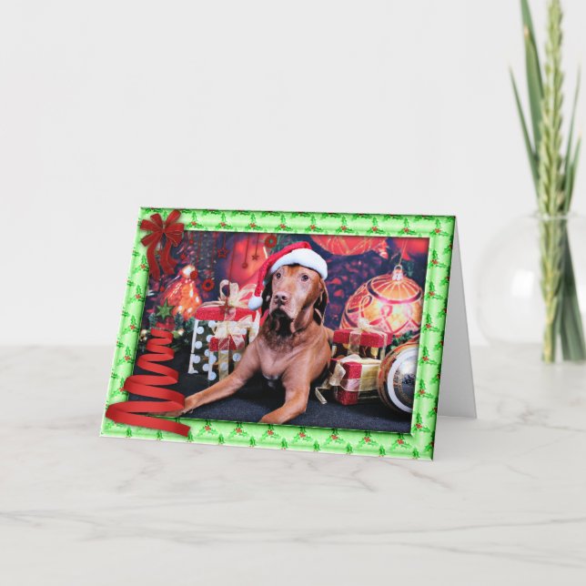 Jul - Vizsla - Budda Helgkort (Framsida)