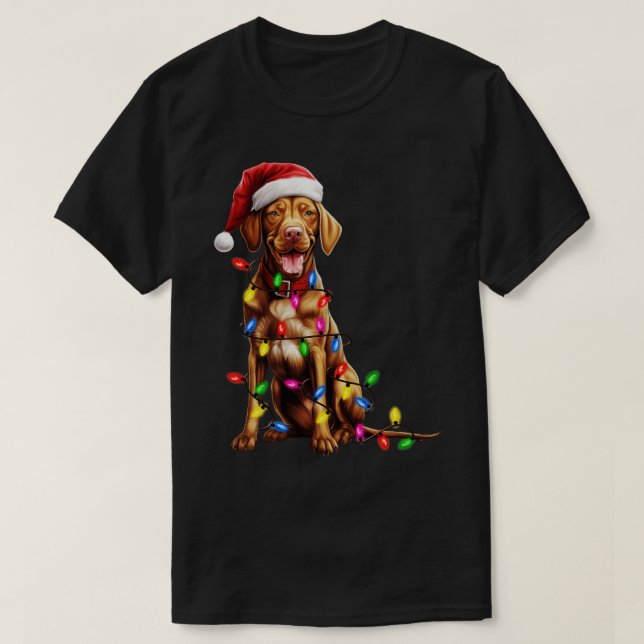 jul Vizsla T Shirt (Design framsida)