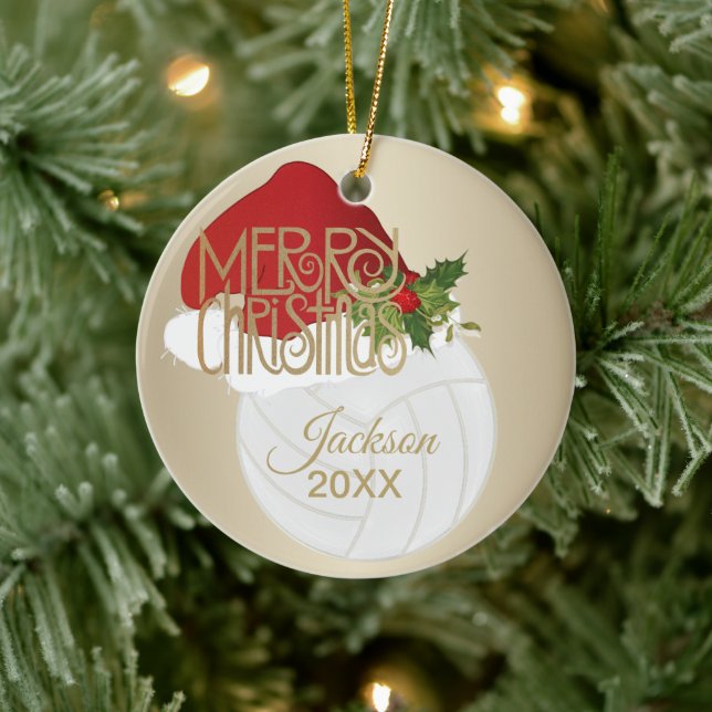 Jul 🎄 Volleyball 🏐 Julgransprydnad Keramik (Träd)