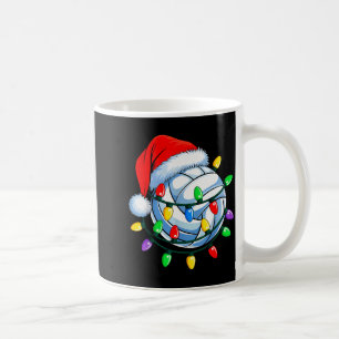 Jul Volleyboll Xmas Tomte Tröjor Hatt Mäns Kvinnor Kaffemugg