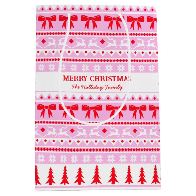 Jul: Vuxna familjen Namn Rosa & Red (Framsidan)