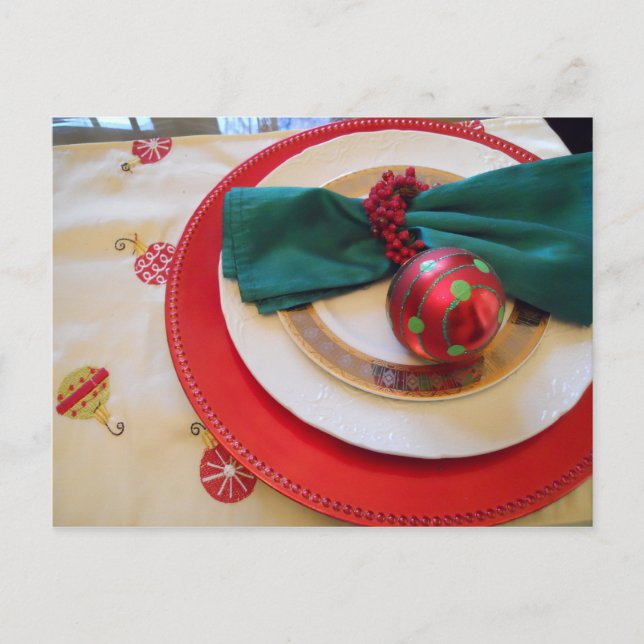 Jul - vykort för öppnad kammare (Framsida)