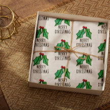 Jul Watercolor Holly