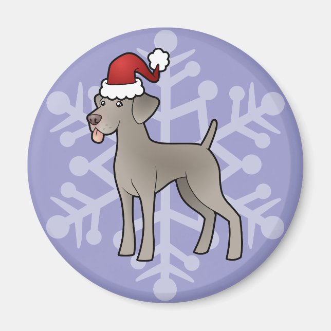 jul Weimaraner Magnet (Framsidan)