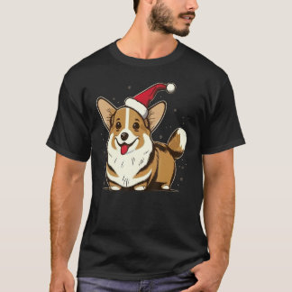 Jul Welsh Corgi Tomte på jul Welsh Corgi 1 T Shirt