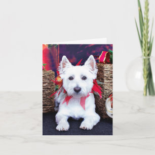 Jul - Westie - Bella Helgkort