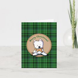 Jul Westie Gingerbröd Kort