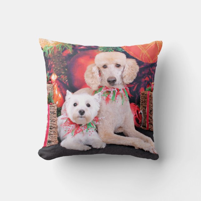 Jul - Westie JoHannah - pudel Winston Kudde (Framsida)