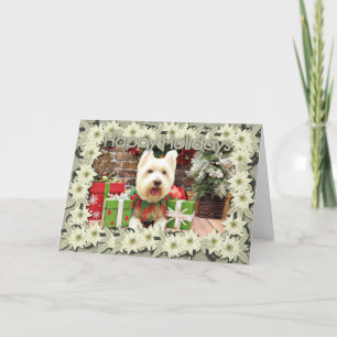 Jul - Westie - Lucky Helgkort