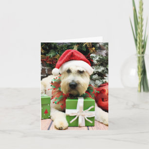 Jul - Wheaten Terrier - borggård Helgkort