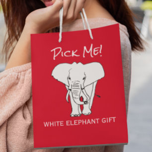 Jul White Elephant Plocka Me Gift-utbyte