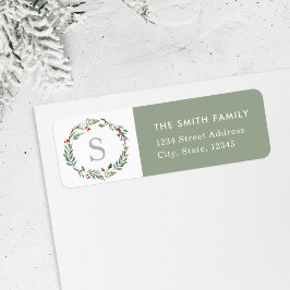 Jul Winter Berries Wandeans Returadress Etikett