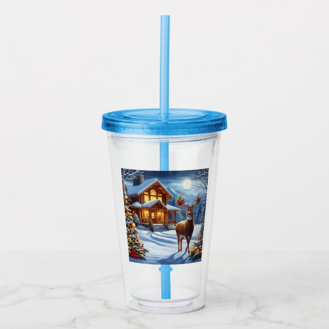 Jul/Winter Hjort Lodge Take Away Mugg (Framsida)