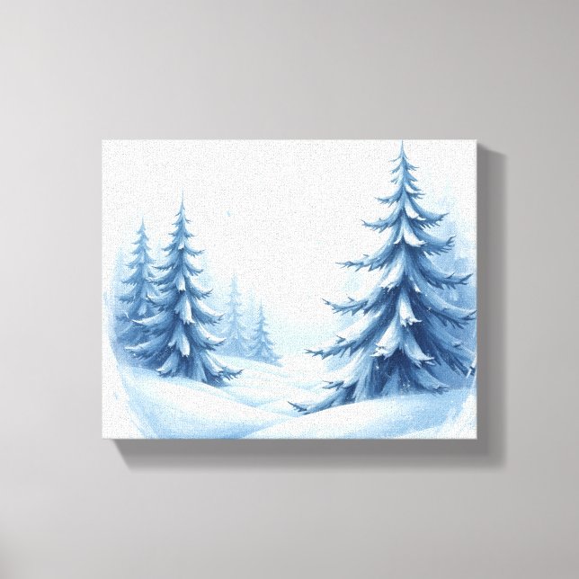 Jul Winter Land Canvastryck (Framsida)