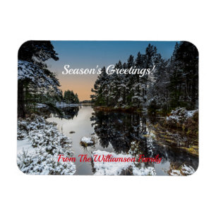 Jul Winter Scottish Loch Magnet