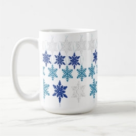 Jul Winter Snöflingor Kaffemugg