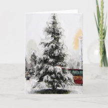 Jul Winter Träd