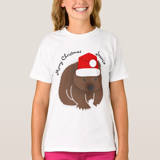 Jul Wombat T-shirt (Framsida)