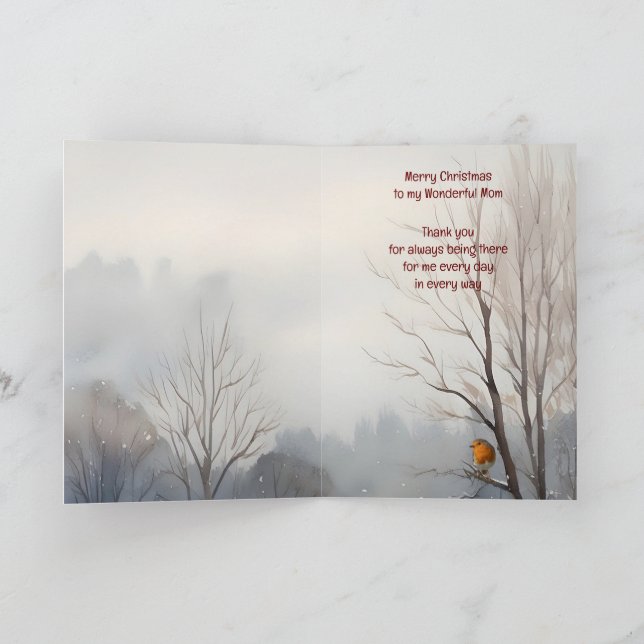 Jul Wonderful Mamma English Robin Kort (Inuti)