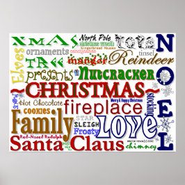 Jul WordArt™-Poster Poster