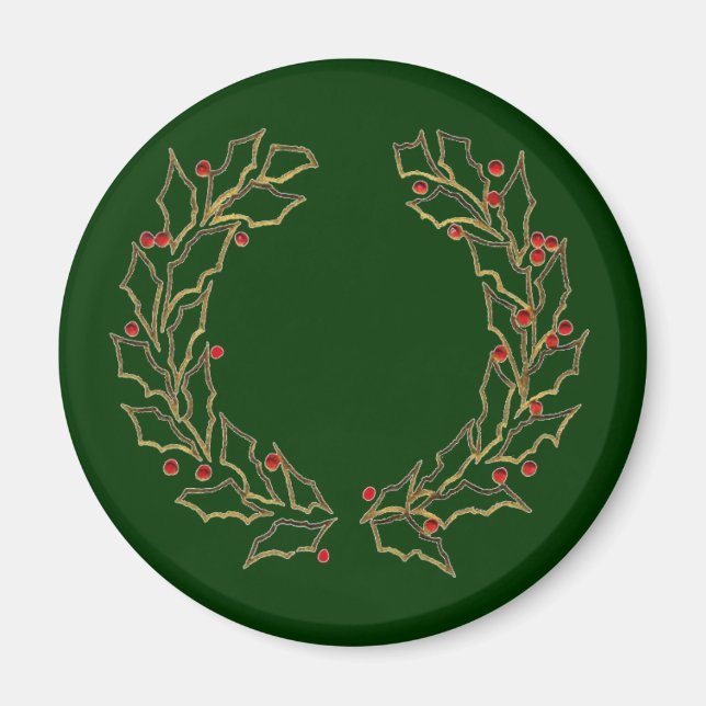 Jul Wreaths Magnet (Framsidan)