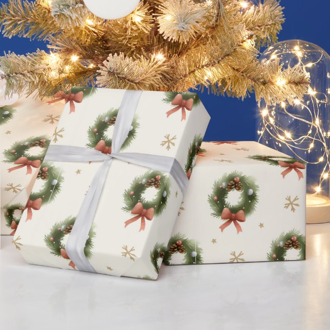 Jul Wreaths Presentpapper (Helgdagar)