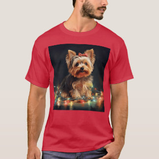 Jul Yorkie-flicka T Shirt