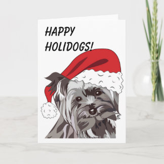 Jul Yorkie Helgkort
